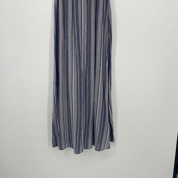 New Splendid Chambray‎ Multi Stripe Tulip Sleeve Wrap Dress Size Small - Picture 13 of 16